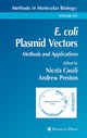 E. coli Plasmid Vectors - Nicola Casali; Andrew Preston
