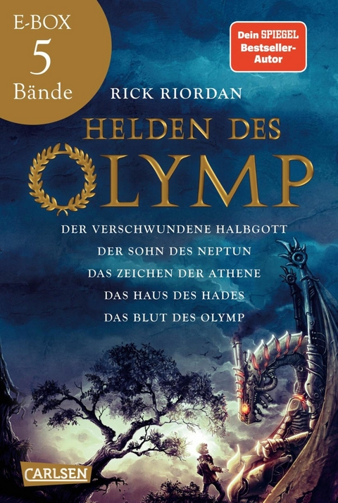 Helden des Olymp: Drachen, griechische Götter und römische Mythen – Band 1-5 der Fantasy-Reihe in einer E-Box! - Rick Riordan