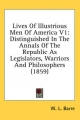 Lives of Illustrious Men of America V1 - W L Barre