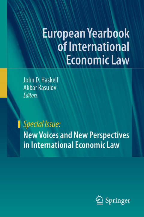 New Voices and New Perspectives in International Economic Law - 