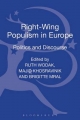 Right-Wing Populism in Europe - Majid KhosraviNik;  Brigitte Mral;  Ruth Wodak
