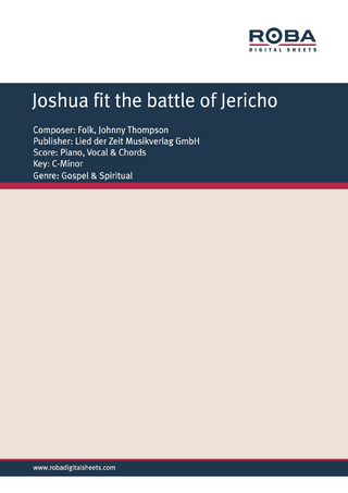 Joshua fit the battle of Jericho - Johnny Thompson
