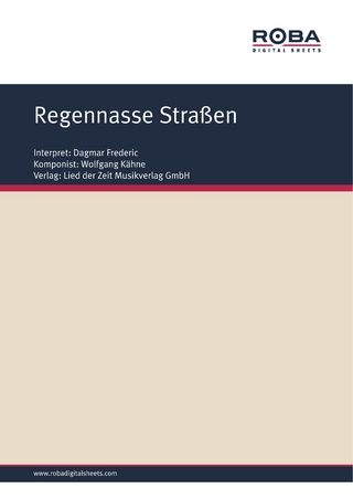 Regennasse Straßen - Wolfgang Kähne; Wolfgang Brandenstein