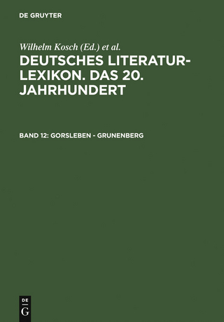 Gorsleben - Grunenberg - Wilhelm Kosch; Lutz Hagestedt
