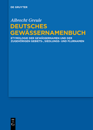 Deutsches Gewässernamenbuch - Albrecht Greule