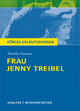 Frau Jenny Treibel von Theodor Fontane. Textanalyse und Interpretation mit ausführlicher Inhaltsangabe und Abituraufgaben mit Lösungen.