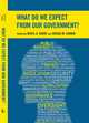 What Do We Expect from Our Government? - Beryl A. Radin; Joshua M. Chanin
