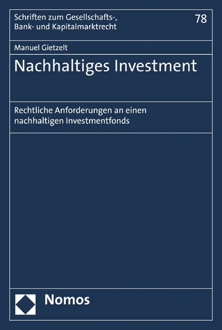 Nachhaltiges Investment - Manuel Gietzelt