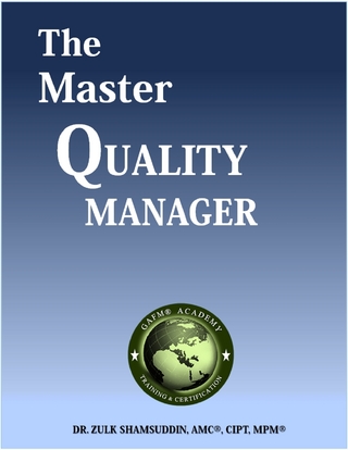 Master Quality Manager - Shamsuddin Zulk Shamsuddin
