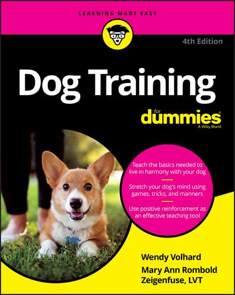 Dog Training For Dummies -  Mary Ann Rombold-Zeigenfuse,  Wendy Volhard