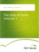 The Ship of Fools, Volume 1 - Sebastian Brant