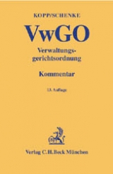 Verwaltungsgerichtsordnung (VwGO) - Kopp, Ferdinand O; Schenke, Wolf R