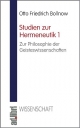 Studien zur Hermeneutik, Band 1 - Otto F Bollnow