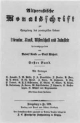 Altpreussische Monatsschrift zur Spiegelung des provinziellen Lebens in Literatur, Wissenschaft und Industrie 1864-1923