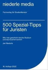500 Spezial-Tipps für Juristen - 2022 - Niederle, Jan