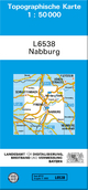 Topographische Karte Bayern Nabburg