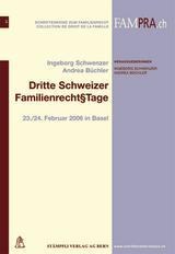 Dritte Schweizer FamilienrechtsTage - 