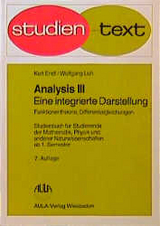 Analysis. Eine integrierte Darstellung. Band 3 - Endl, Kurt; Luh, Wolfgang; Endl, Kurt