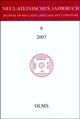 Neulateinisches Jahrbuch: Band 9/2007. Journal of Neo-Latin Language and Literature