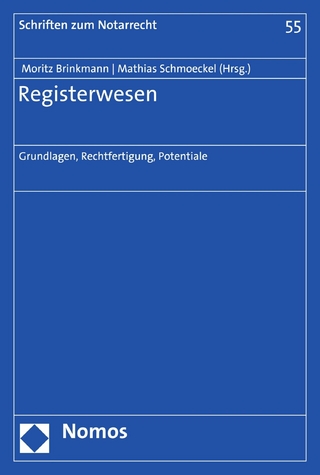Registerwesen - Moritz Brinkmann; Mathias Schmoeckel
