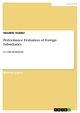 Performance Evaluation of Foreign Subsidiaries - Hendrik Vedder