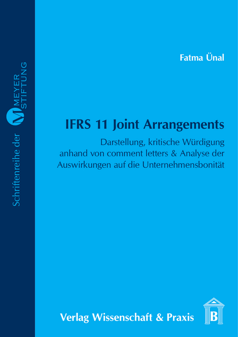 IFRS 11 Joint Arrangements. -  Fatma Ünal