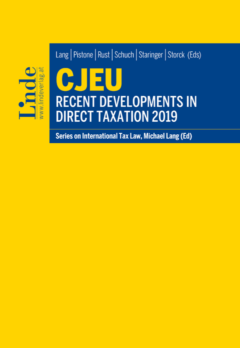 CJEU - Recent Developments in Direct Taxation 2019 - 