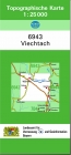 TK25 6943 Viechtach: Topographische Karte 1:25000 (TK25 Topographische Karte 1:25000 Bayern)