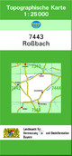 Topographische Karten Bayern, Bl.7443 : Roßbach