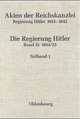 Akten der Reichskanzlei, Regierung Hitler 1933-1945, Bd.2, 1934/35, 2 Teilbde.