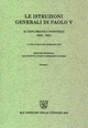 Instructiones Pontificum Romanorum / Le istruzioni generali di Paolo V ai diplomatici pontifici (1605-1621)