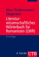Literaturwissenschaftliches Wörterbuch für Romanisten (Uni-Taschenbücher M)