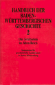 Handbuch der Baden-Württembergischen Geschichte (Handbuch der Baden-Württembergischen Geschichte Bd