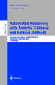 Automated Reasoning with Analytic Tableaux and Related Methods: International Conference, TABLEAUX 2003, Rome, Italy, September 9-12, 2003. Proceedings: 2796 (Lecture Notes in Computer Science)