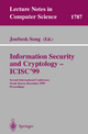 Information Security and Cryptology - ICISC'99 - JooSeok Song