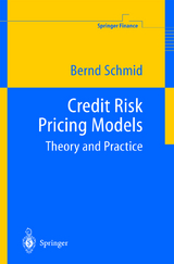Credit Risk Pricing Models - Schmid, Bernd