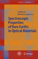Spectroscopic Properties of Rare Earths in Optical Materials - Guokui Liu; Bernard Jacquier