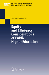 Equity and Efficiency Considerations of Public Higher Education - Salvatore Barbaro