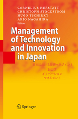 Management of Technology and Innovation in Japan - 