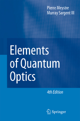 Elements of Quantum Optics - Meystre, Pierre; Sargent, Murray