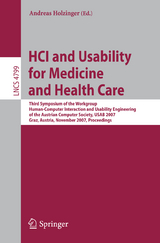 HCI and Usability for Medicine and Health Care - 