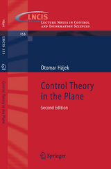Control Theory in the Plane - Hájek, Otomar