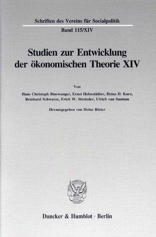 Johann Heinrich von Thünen als Wirtschaftstheoretiker. - Heinz Rieter