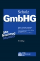 §§ 53 - 85, Nachtrag MoMiG, §§ 1 - 4 EGGmbHG - Scholz;  Georg Bitter;  Georg Crezelius;  Volker Emmerich;  Et Al.