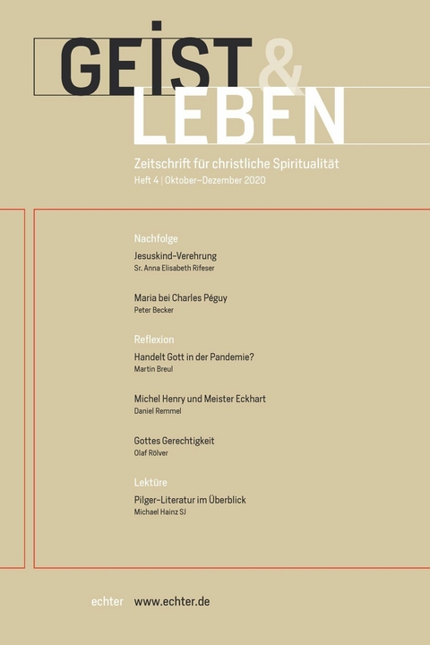 Geist & Leben 4|2020 -  Echter Verlag