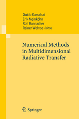 Numerical Methods in Multidimensional Radiative Transfer - 