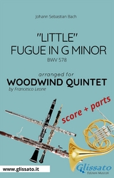 Woodwind Quintet "Little" Fugue in G minor (set of parts) - Johann Sebastian Bach