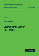 Lehren und Lernen im Tennis - Hubert Schneider