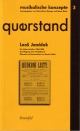 Querstand 3: Janáceks Grundlegung einer Musiktheorie: Die frühen Schriften von 1884-1888