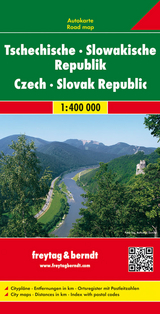 Tschechische - Slowakische Republik, Autokarte 1:400.000 - 